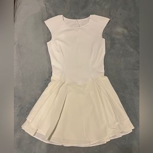 Lululemon Athletic White Everlux Mesh Back Tennis Dress